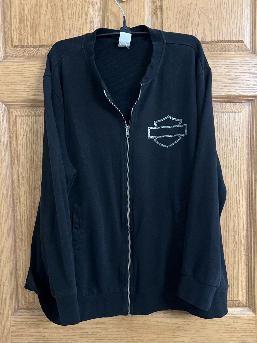 Harley-Davidson Rhinestone Bar & Shield Full Zip Up Sweatshirt / Jacket Moto 3X